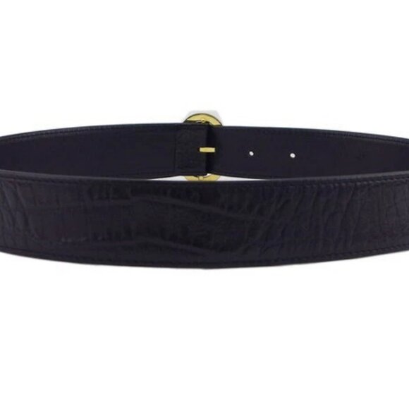 Christian Dior belt × leather × gold material Authentic Used T23487 main image 4